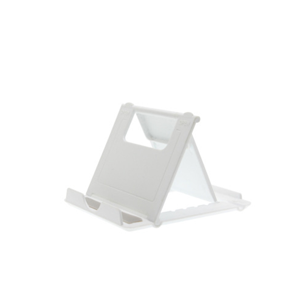 Creative lazy mobile phone tablet universal folding bracket White