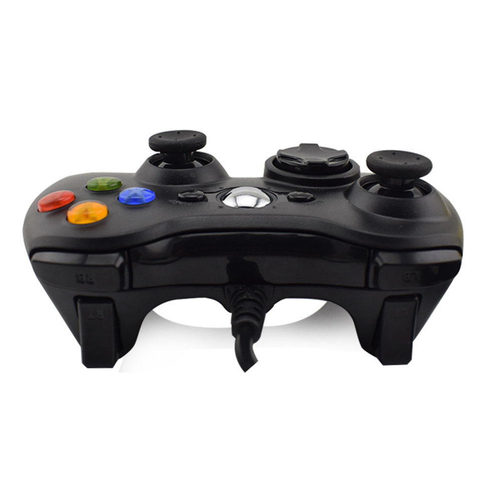 Data Frog USB Wired Gamepad Joystick Control Game Handle Controller Joystick For PC (Black)