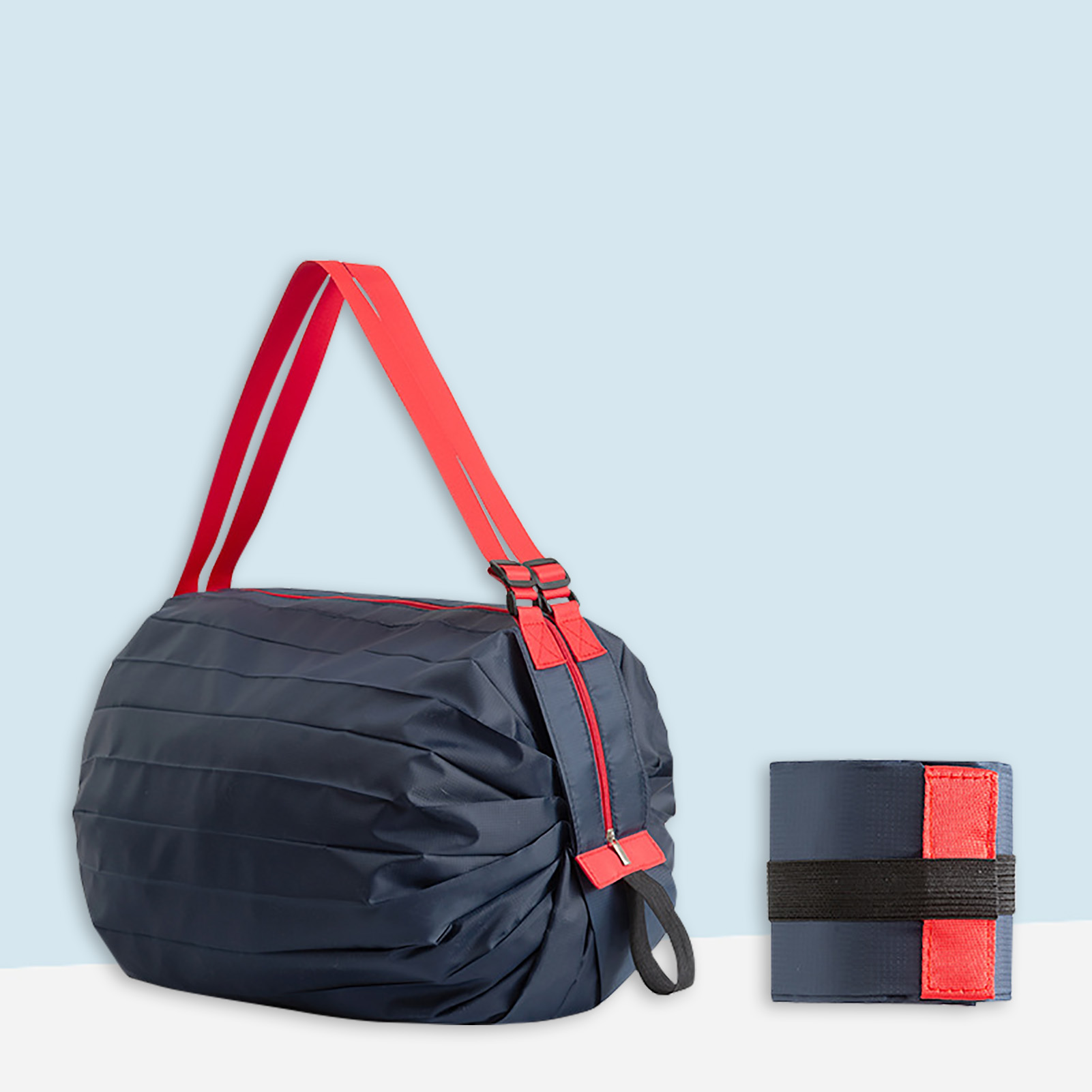 Eco-friendly Shopping Bags Foldable Washable Waterproof Reusable Large Capacity Nylon Tote Handbag Portable Travel Grocery Bags