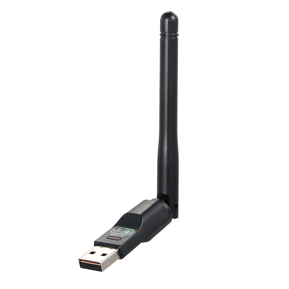 WiFi+BT 2-in-1 Wireless Network Card 2.4GHz 150Mbps USB Wireless Network Card BT Adapter WiFi Receiver for PC Laptop