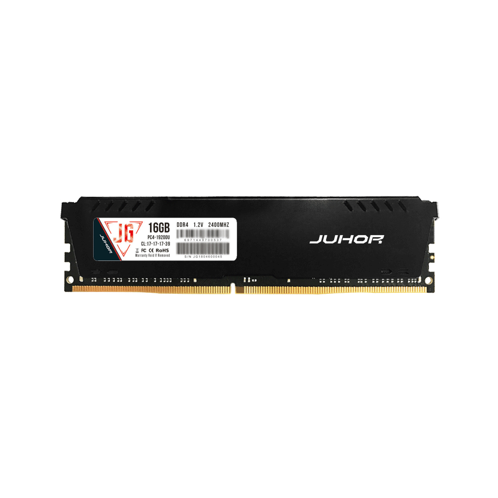 JUHOR DDR4 16GB 2400MHz 1.2V Desktop PC Memory Bank PC Memory RAM Low Power Consumption Wide Compatibility with Heat Sink