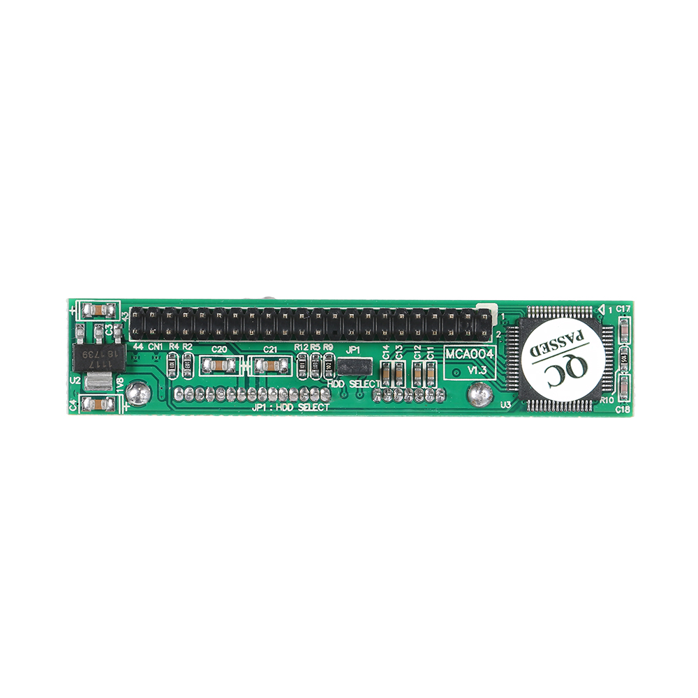 2.5 Inch SATA to IDE Adapter Support ATA HDD Hard Disk Drive or SSD to Male 44 Pin Port Converter (Vertical Type)