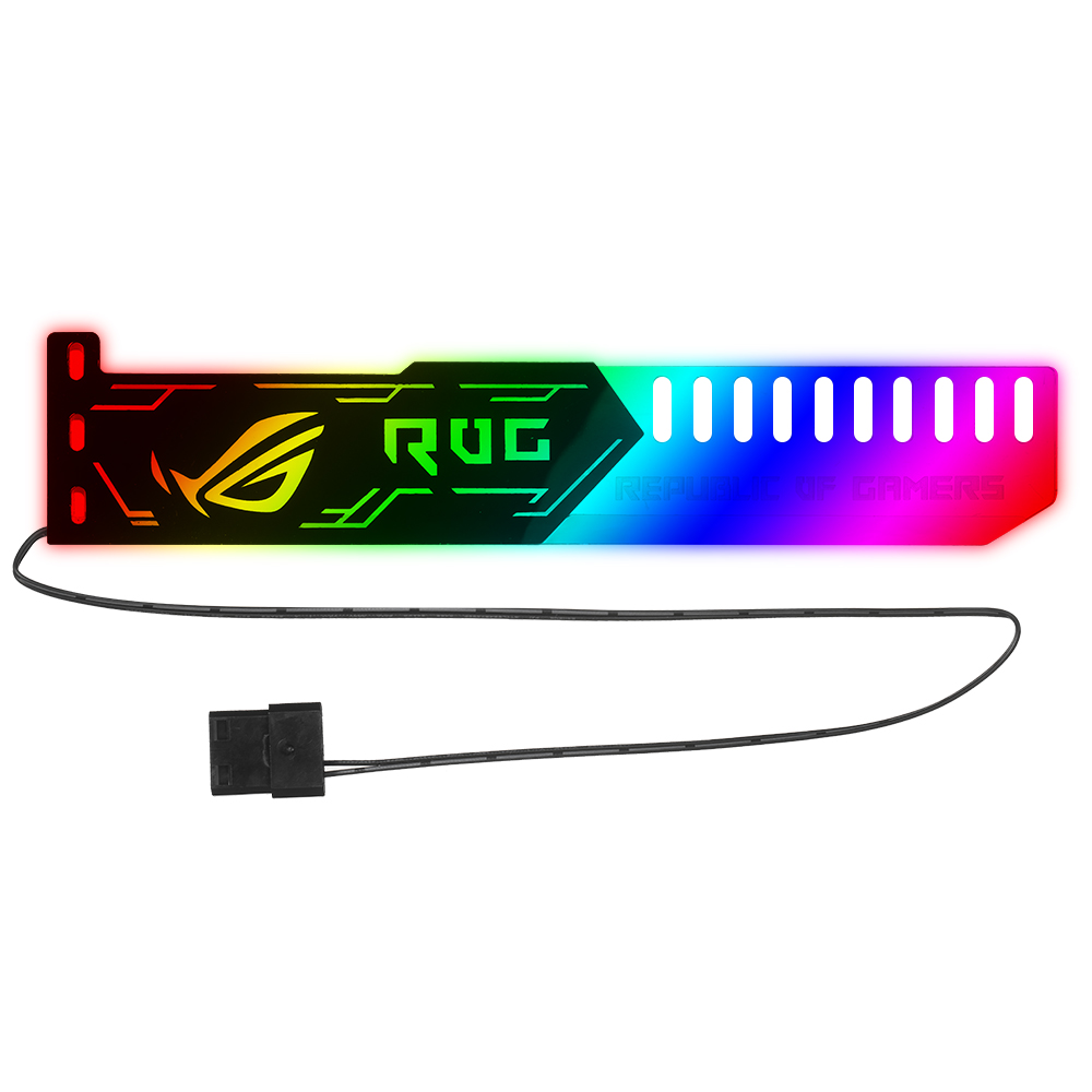 RGB25 RGB Graphics Card Stand Graphics Card Support with RGB Light Effect 5V 2Pin Power Supply Graphics Card Holder