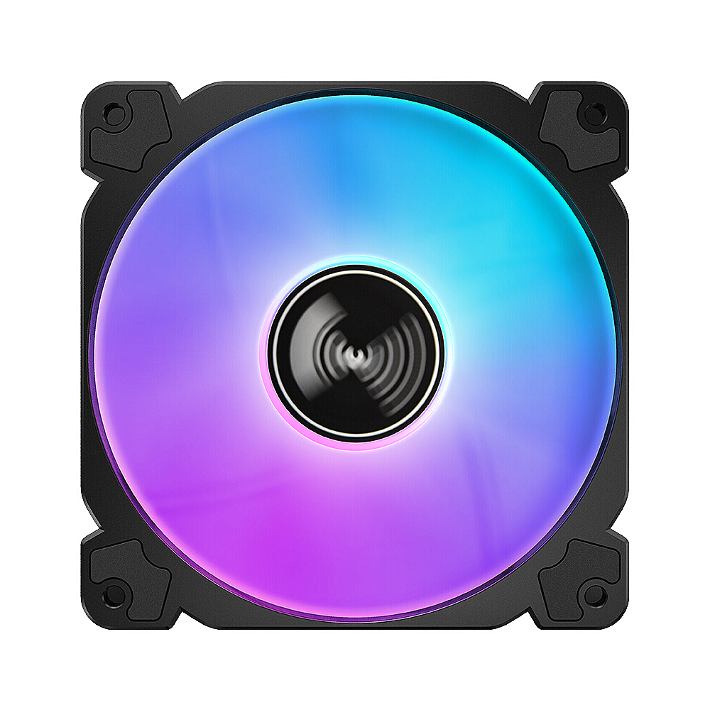 JONSBO FR-502 Color Computer Cooling Fan 12CM Case Fan with Hydraulic Bearing 10 LED Lamp Beads Colorful LED Light Effect