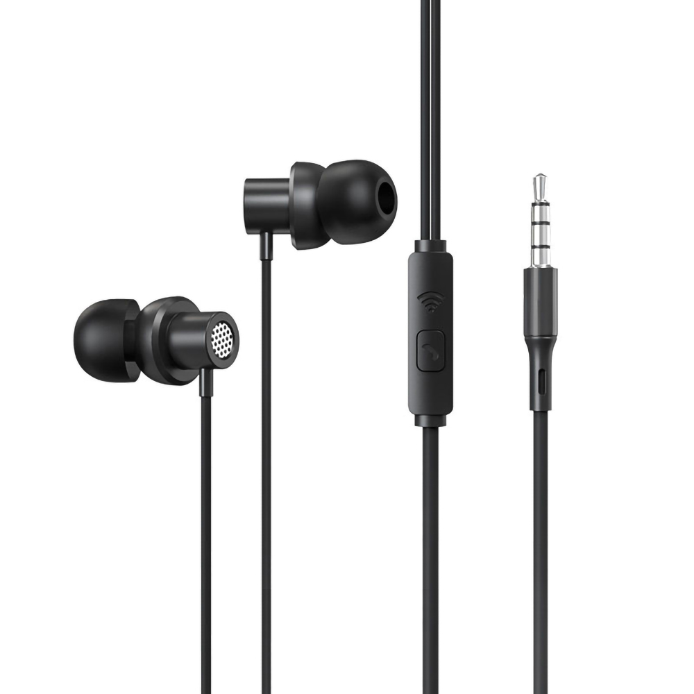 Lenovo TW13 3.5mm Wired Earphone In-ear Subwoofer Headphone Sports Earbud with HD Noise Cancelling Microphone Ergonomic Design