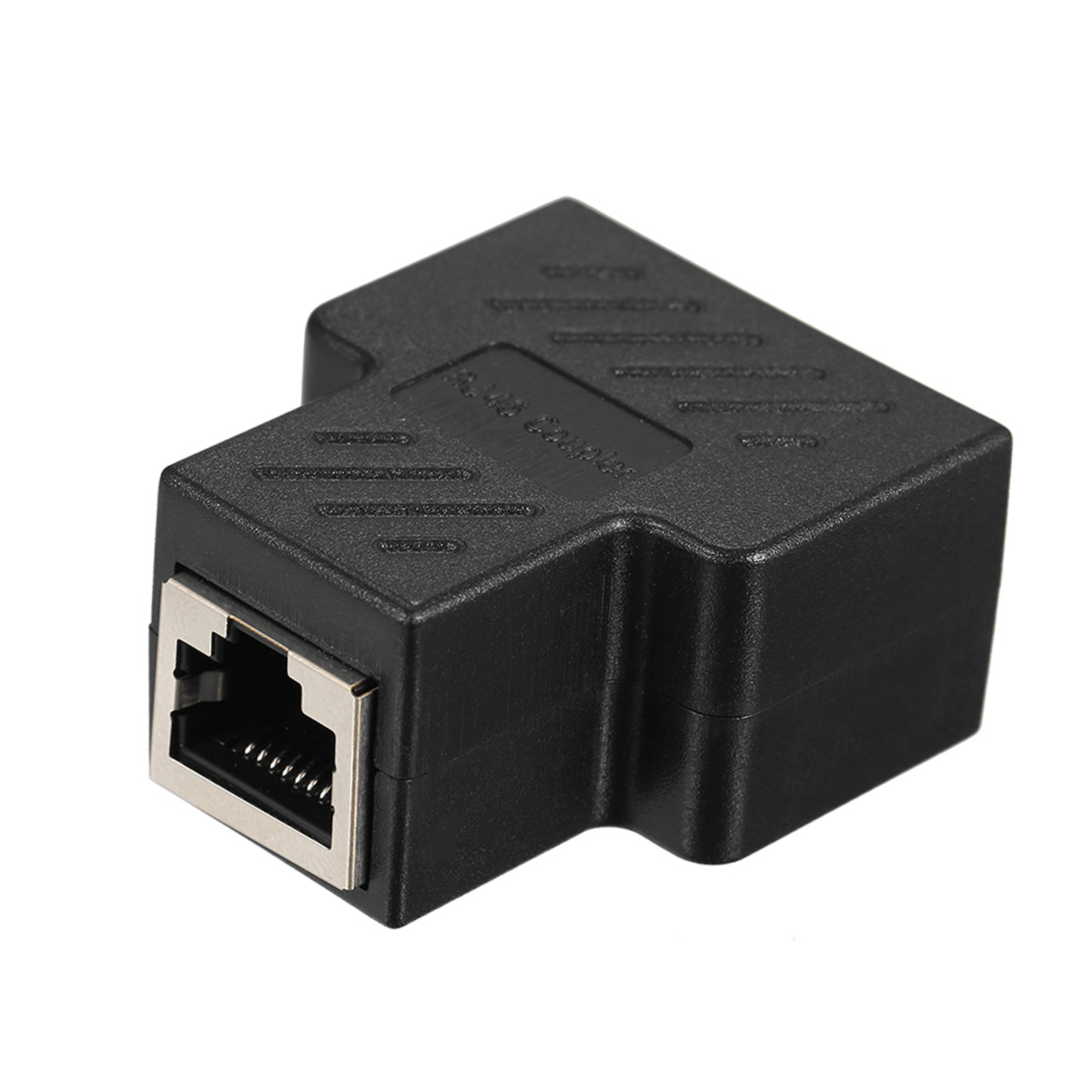 RJ45 Splitter Adapter Connector 1 to 2 Female Ports for CAT 5/CAT 6/CAT 7 LAN Ethernet Cables Socket Splitter Hub PC Laptop Router Contact Modular Plug