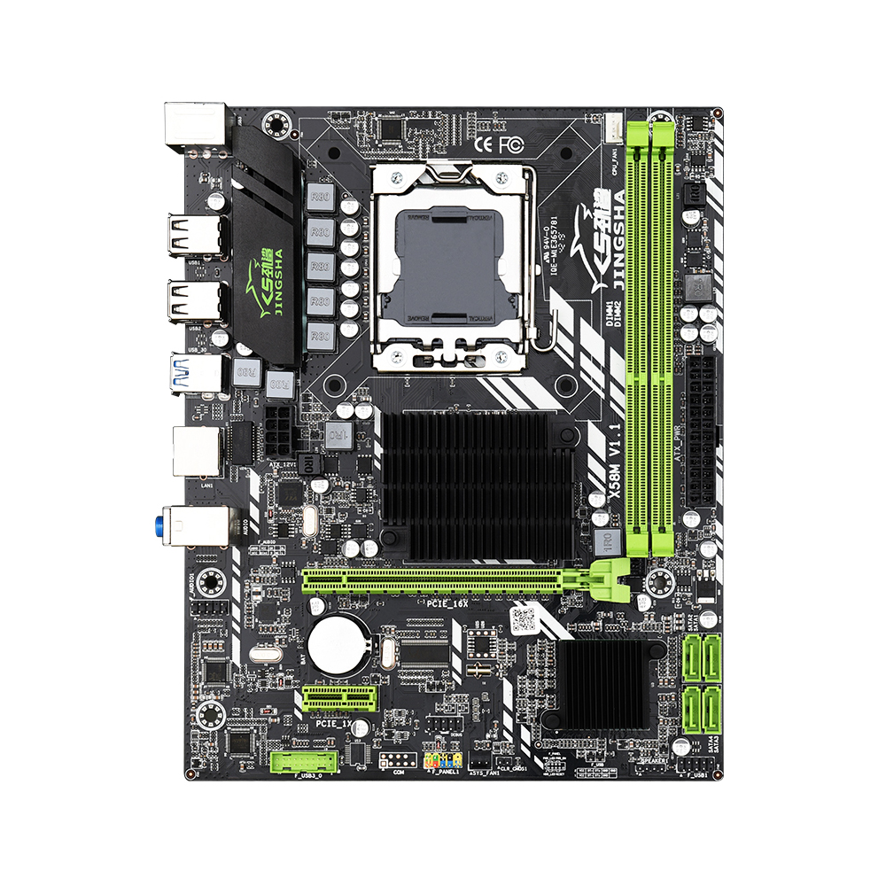 Jingsha X58 Motherboard i7 5675 DDR3 1366PIN Mainboard Support RECC