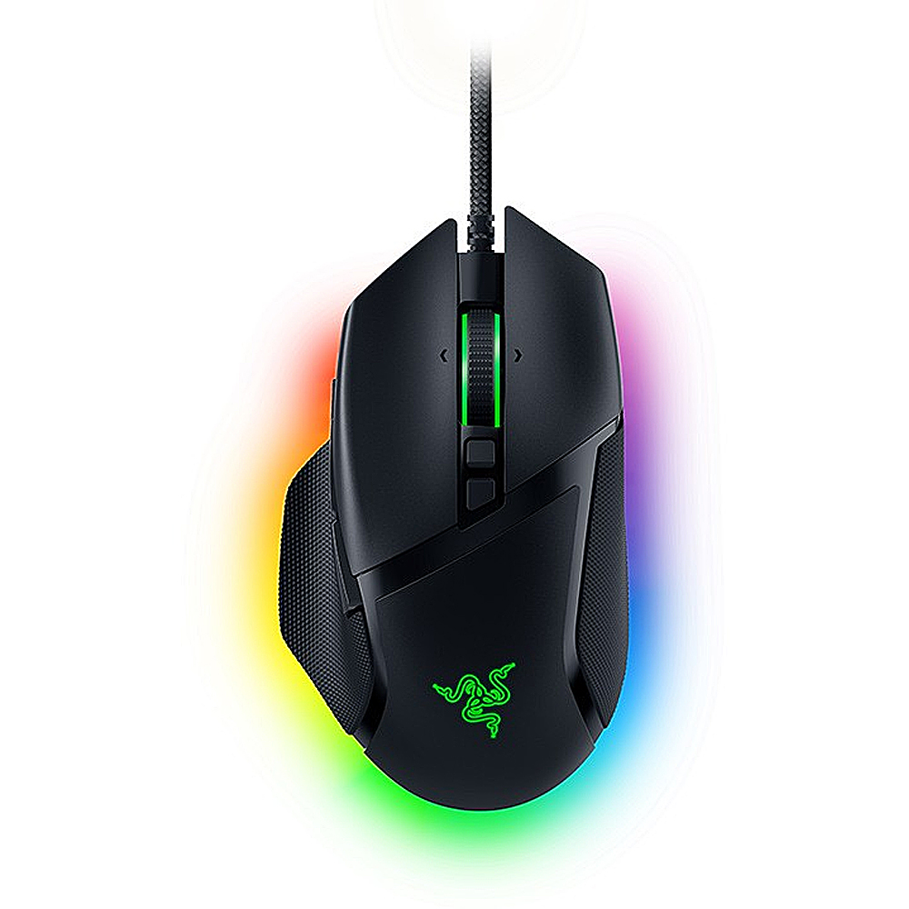 RAZER Basilisk V3 Wired Gaming Mouse Ergonomic Mice with FOCUS+ 26000DPI Optical Sensor 11 RAZER CHROMA RGB Lighting Zones