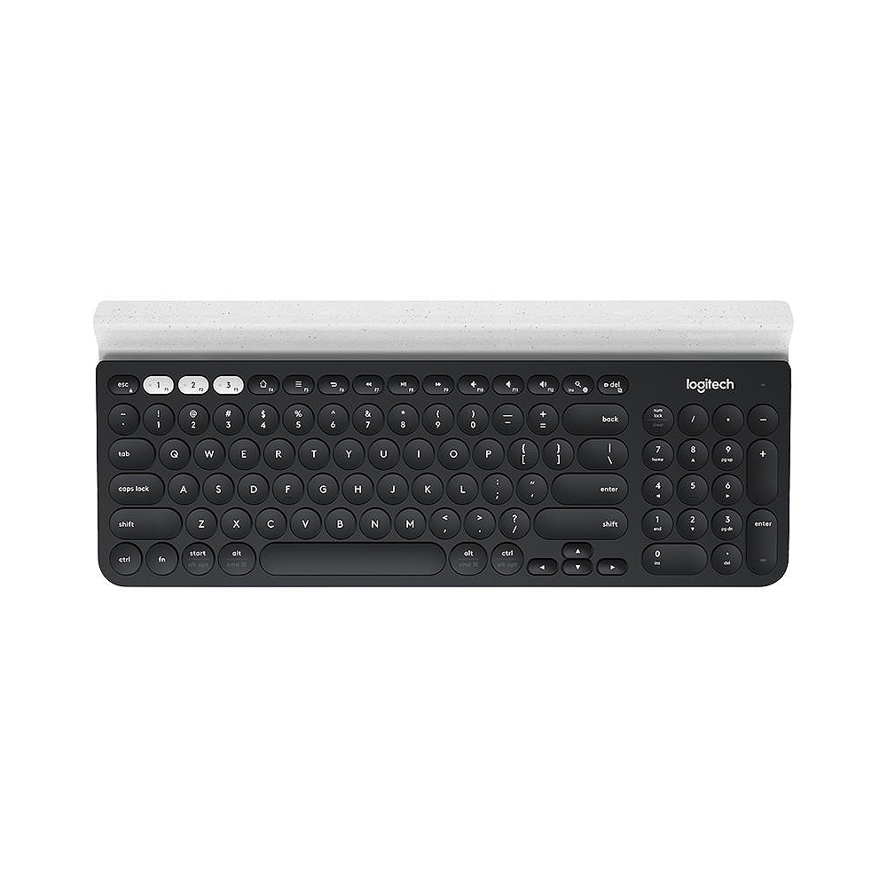 Logitech K780 Wireless Office Keyboard BT&Unifying Dual-mode Keyboard Full-size Ultra-thin Keyboard Multi-device Compatible