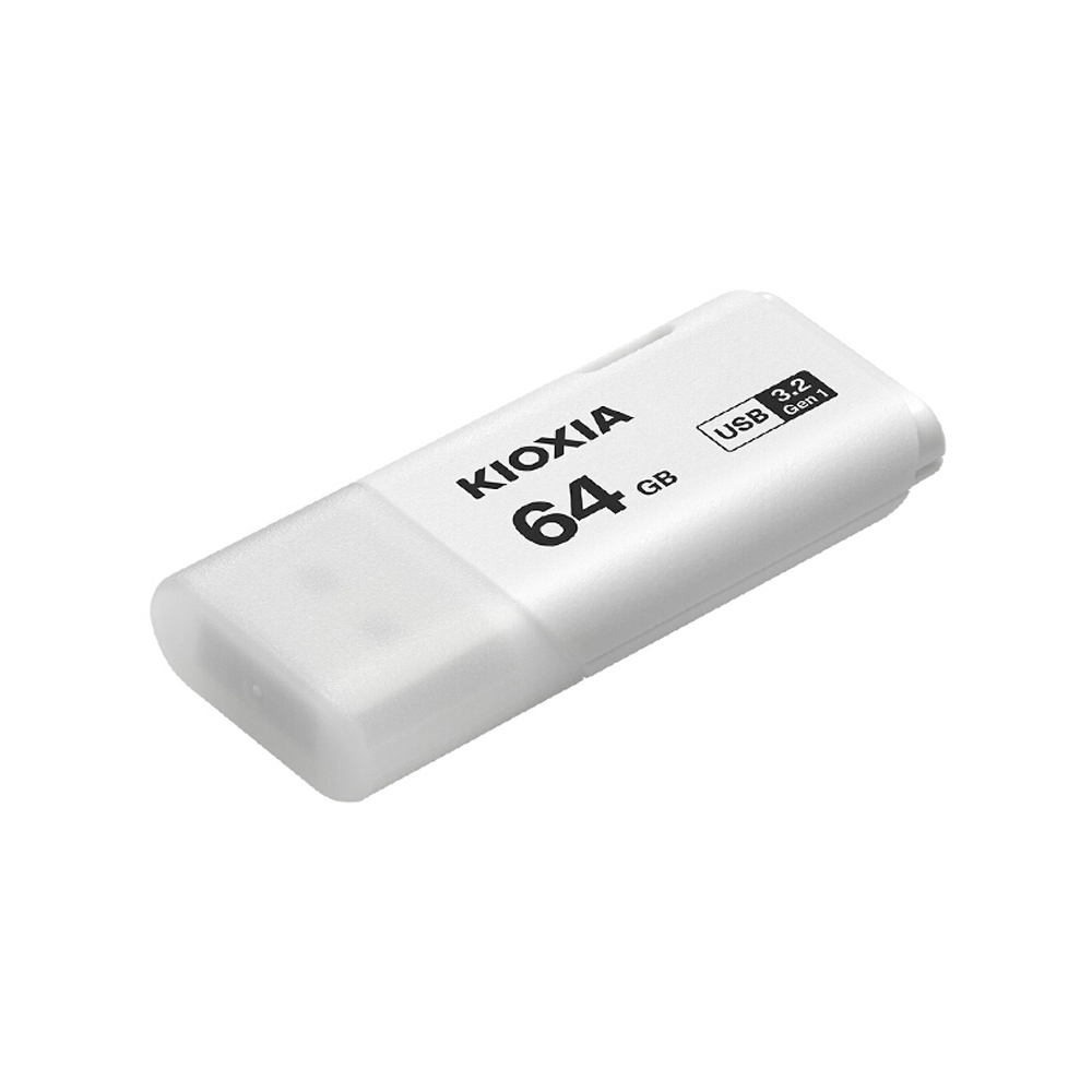 KIOXIA U301 64GB USB Flash Drive USB3.2 Interface High Speed Portable Mini U Disk Office for PC/Laptop White