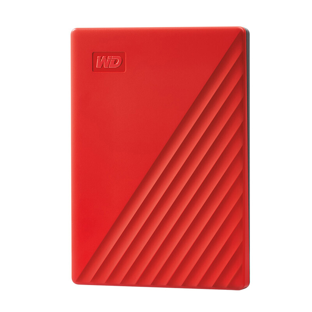 WD My Passport Mobile Hard Disk 1TB Portable Mechanical Encrypted Hard Disk Built-in 256-bit AES Hardware Encryption Red