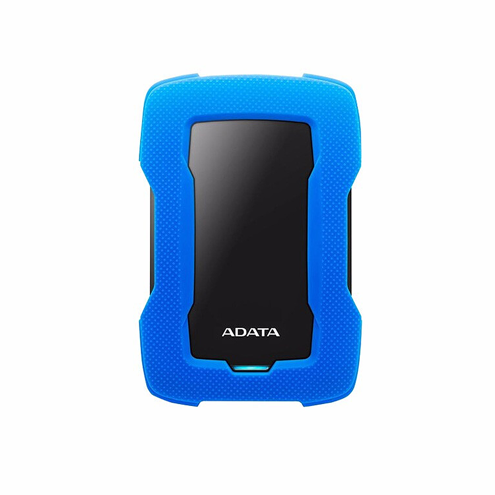 ADATA HD330 Portable External Hard Disk Shockproof Mobile Hard Disk with Shockproof Silicone 256-bit AES Encryption Blue 2TB