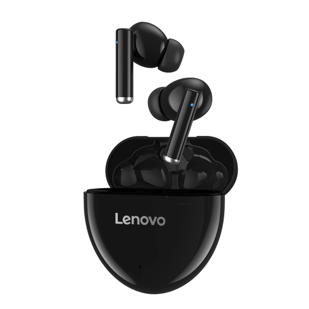 Lenovo HT06 Wireless BT Headphones In-ear Sports Earbuds HiFi Sound Quality Ultra-low Latency Long Endurance Time Black