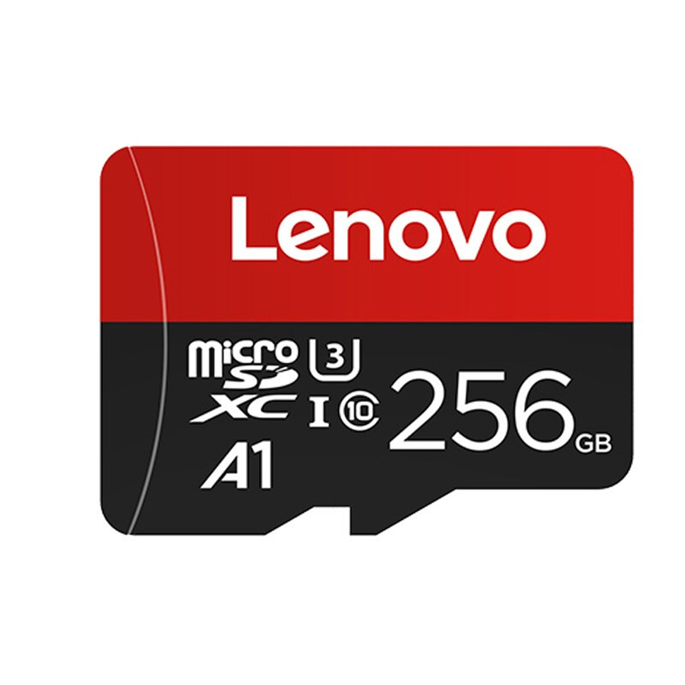 Lenovo 256GB TF Card High-speed Micro SD Card A1 U3 C10 Speed Level up to 100MB/s Read Speed for Phone Tablet Monitoring Device