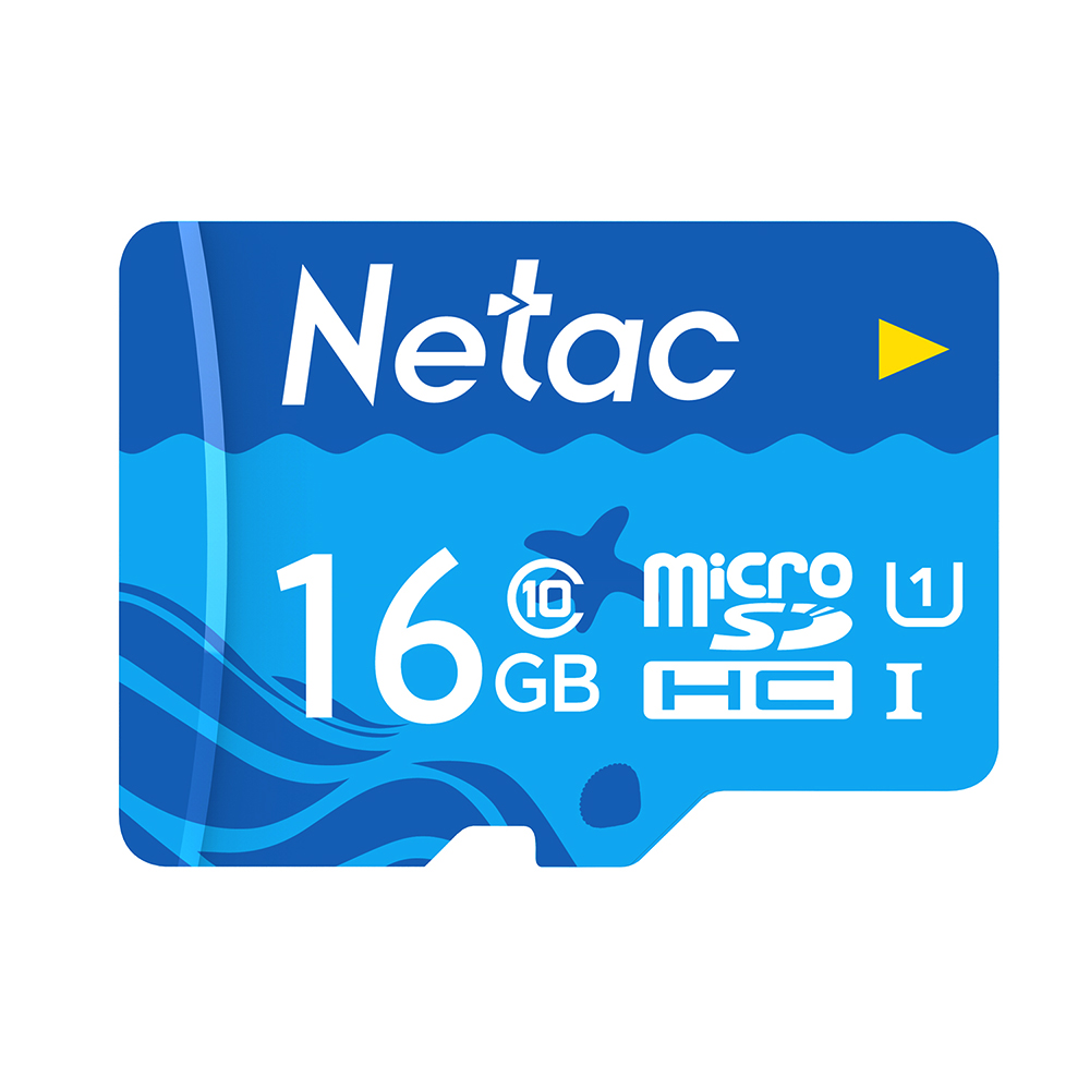 Netac 16GB TF Card Large Capacity Micro SD Card UHS-1 Class10 High Speed Memory Card Camera Dashcam Monitors Micro SD Card