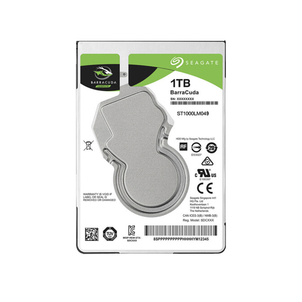 Seagate Barracuda Series 1TB 2.5inch Internal HDD Hard Drive SATA 3.0 Mechanical Hard Disk 7200RPM 128MB Cache For Laptops