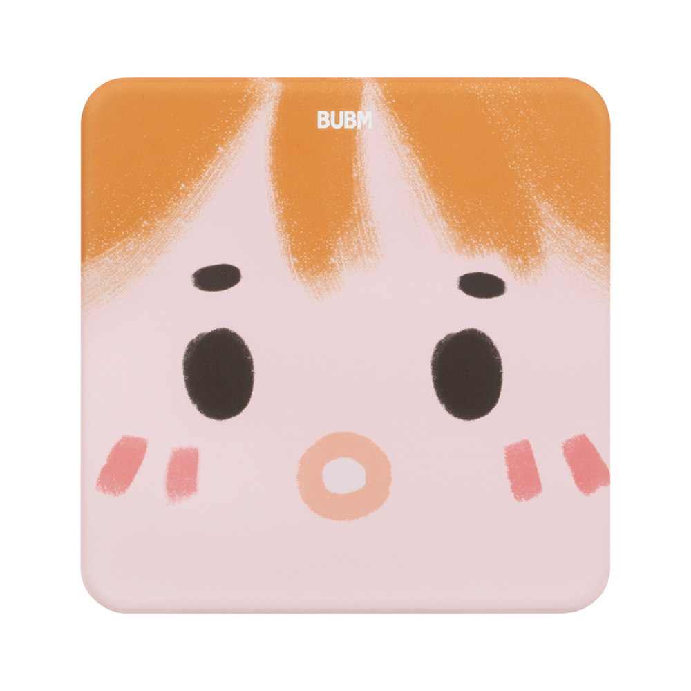 BUBM Cartoon Mouse Pad Soft Multiple Options Lovely Design Silicone Filling Smooth & Durable Non-slip Soft-bounce Orange