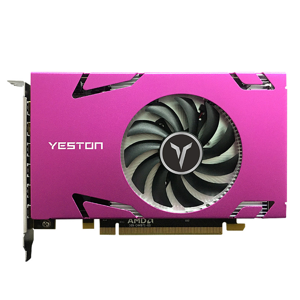 Yeston R7 350 4G D5 6MINIDP 6-screen Graphics Card Support Split Screen Display 700/4500MHz 4G/128bit/GDDR5 with 6 Mini DP Ports