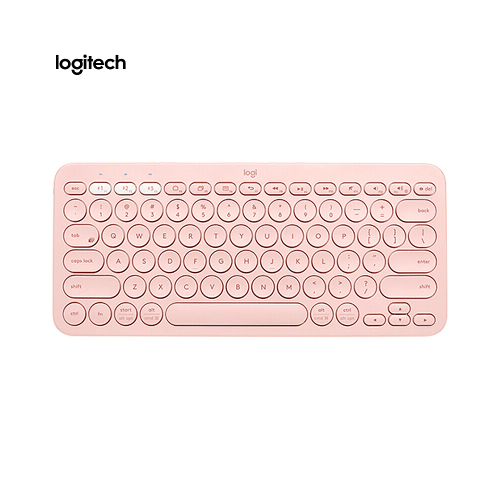 Logitech K380 Wireless BT 3.0 Keyboard EASY-SWITCH Keyboard Multi-device Connection Multiple Operating Systems Pink