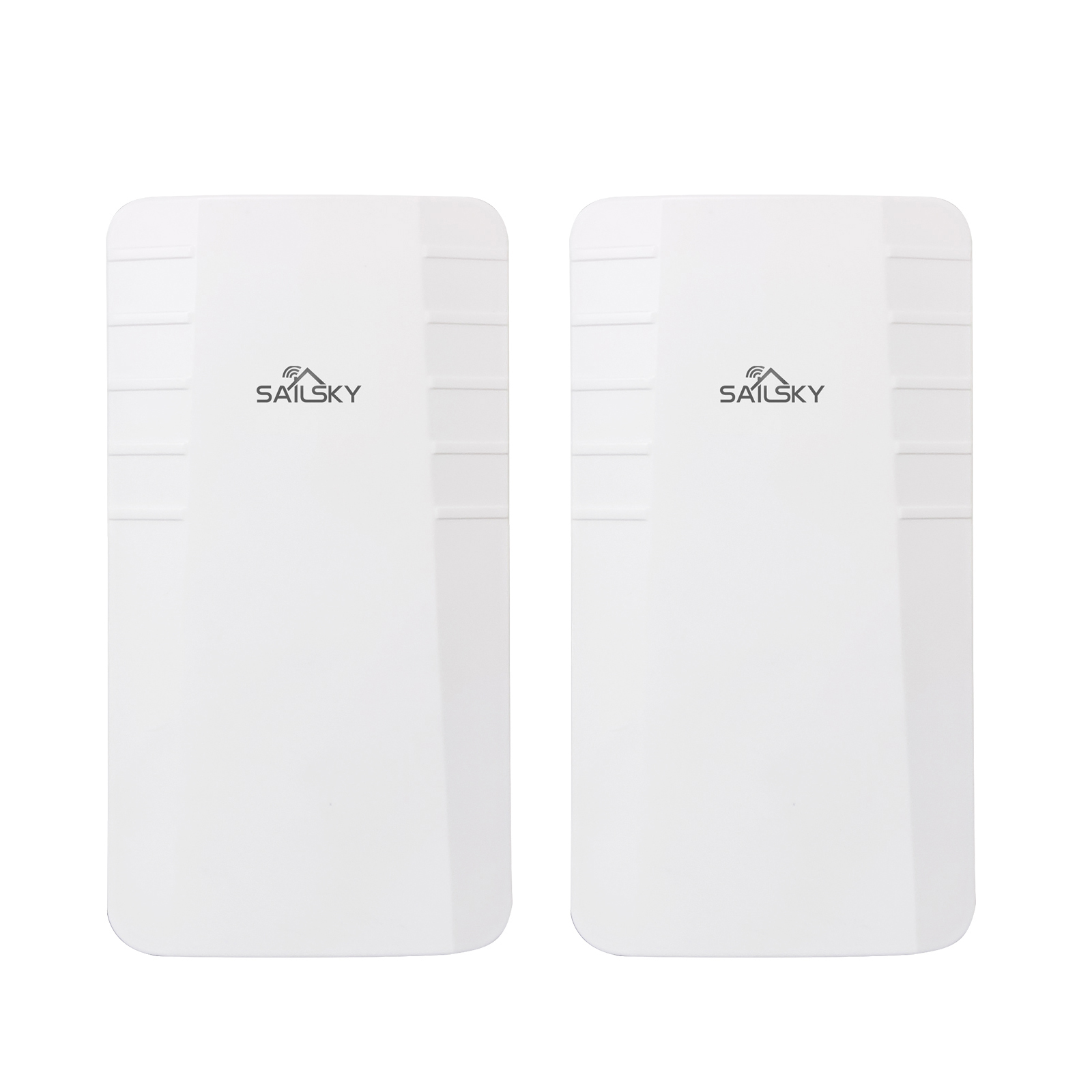 Sailsky SY200 Outdoor Wi-Fi Bridge 2.4GHz 300Mbps Wireless Wifi Router Enterprise Wireless Bridge ( A pair of selling ) White EU Plug