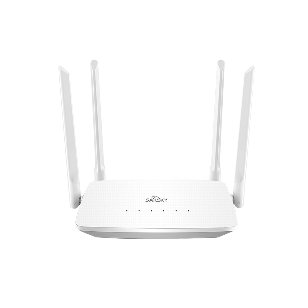 Sailsky XM286 4G LTE WiFi Router 300Mbps High Speed Wireless Router with 4 High-gain External Antennas SIM Card Slot European Version