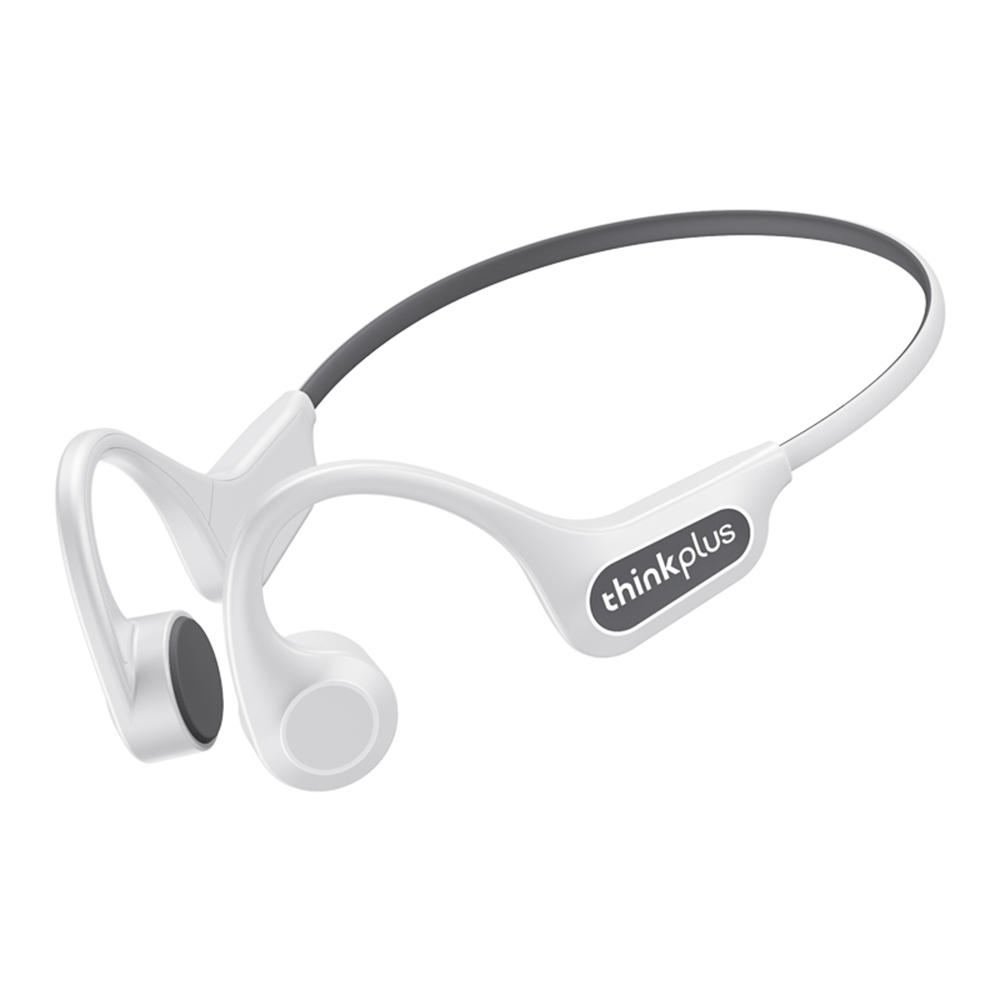 Lenovo thinkplus X3 pro Bone Conduction Headphone Wireless BT5.3 Earphone Ergonomic Lightweight Design IP56 Waterproof White