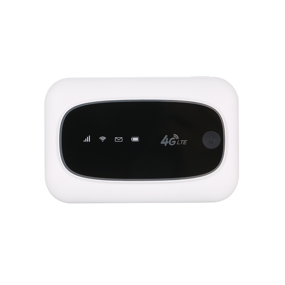 4G LTE CAT4 150M Unlocked Mobile MiFi Portable Hotspot Wireless Wifi Router SIM Card Slot(White)