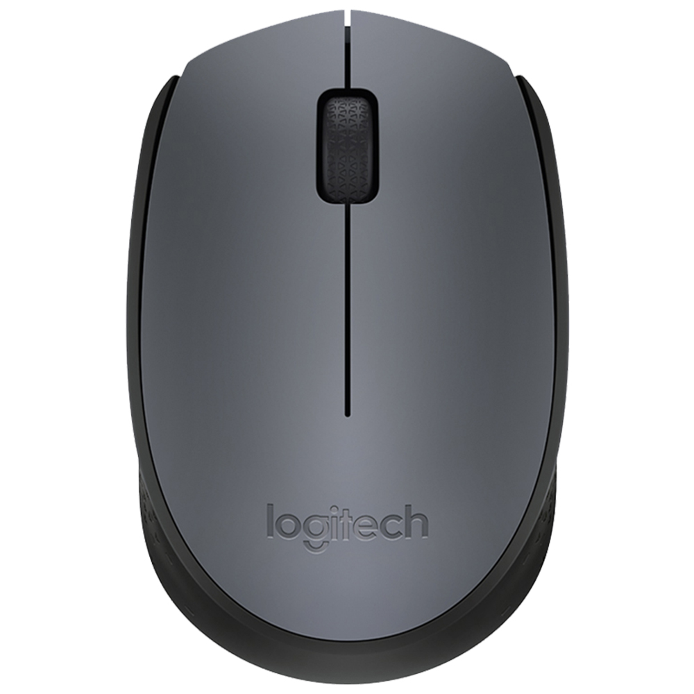 Logitech M170 2.4G Wireless Optical Mouse Ergonomic Symmetrical Mouse with 10m Wireless Transmission Distance Plug and Play Grey