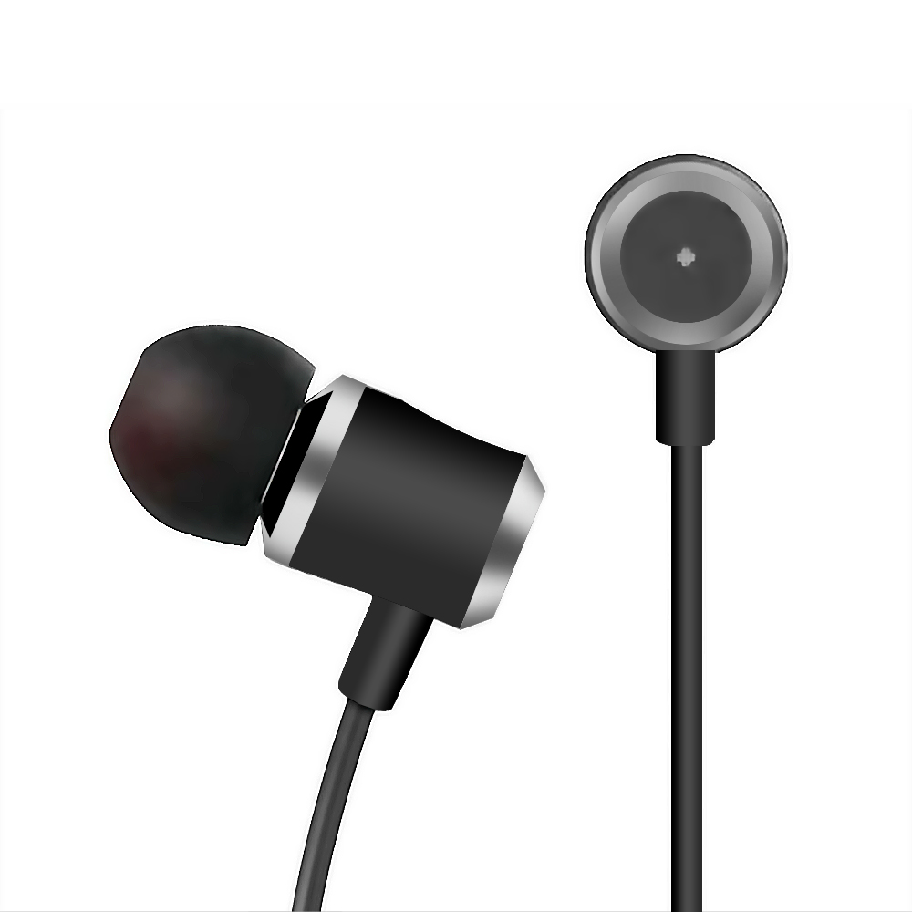 ONDA Universal Wired In-ear Earbuds Ergonomic Headphones with Deep Bass In-line Mic 9mm Driver Unit Music Control, Grey