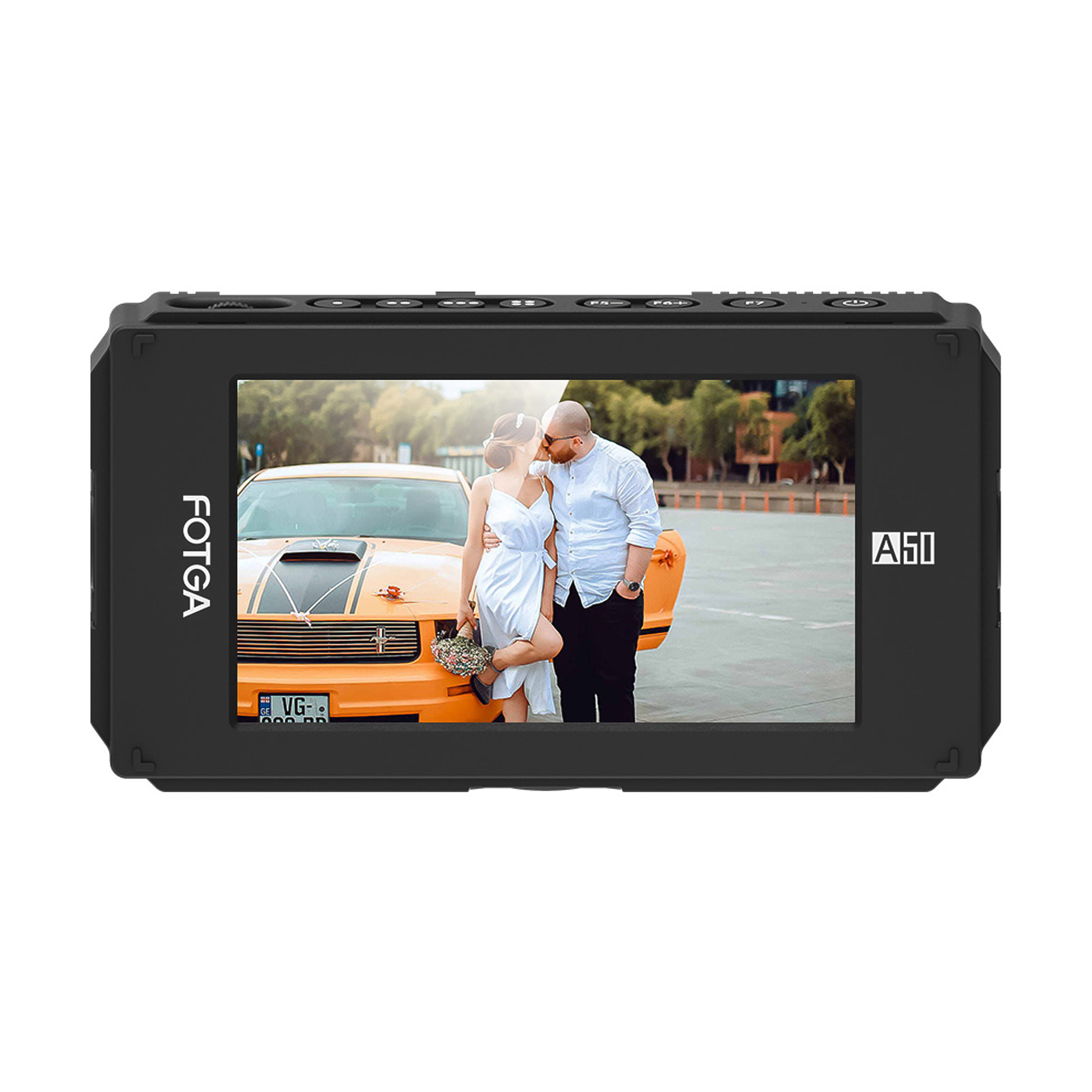 FOTGA A50TL 5 Inch FHD IPS Video On-camera Field Monitor 3D LUT 1920*1080 Touchscreen 510cd/m2 HDMI 4K Input / Output Dual NP-F Battery Plate for NP-F970 NP-F550 F570 for 5D III IV A7 A7R A7S II III G