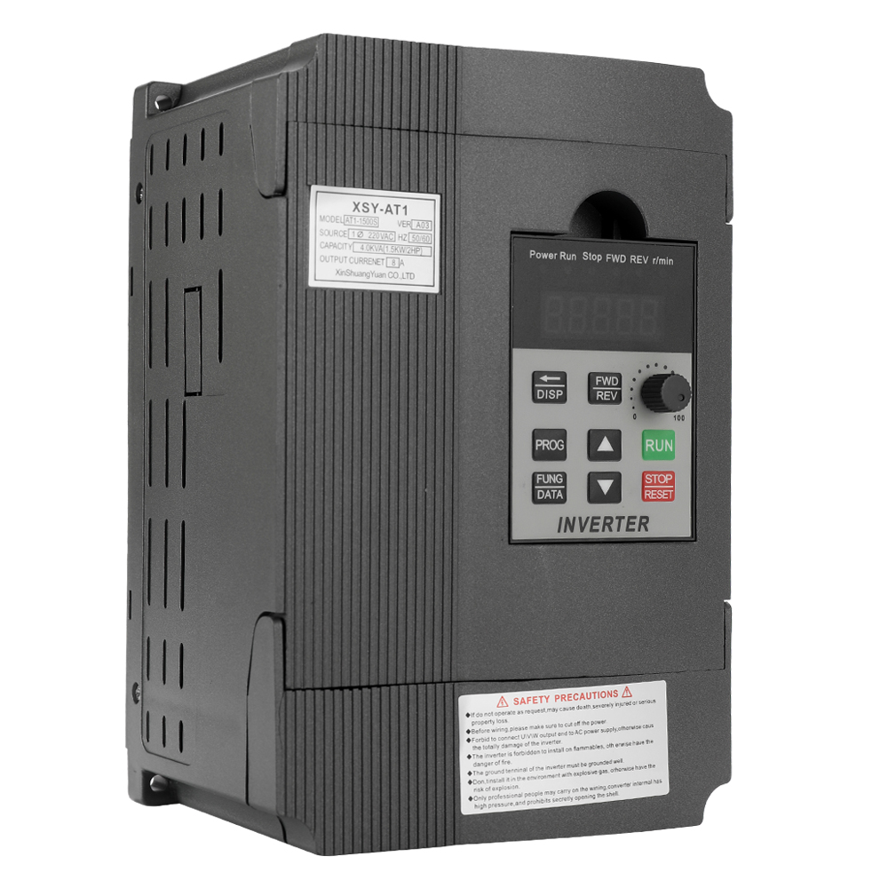 Universal VFD Frequency Speed Controller 2.2KW 12A 220 V AC Motor Drive Single-Phase In Three-Phase Out Variable Inverter AT1-2200S