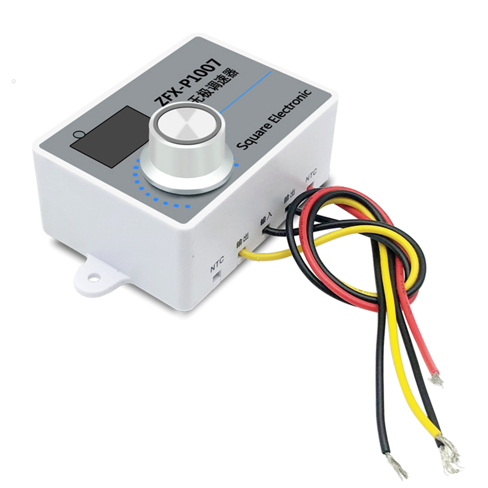 ZFX-P1007 Digital Display Speed Controller Waterproof High Power Motor Speed Regulator Stepless Control Switch Speeder