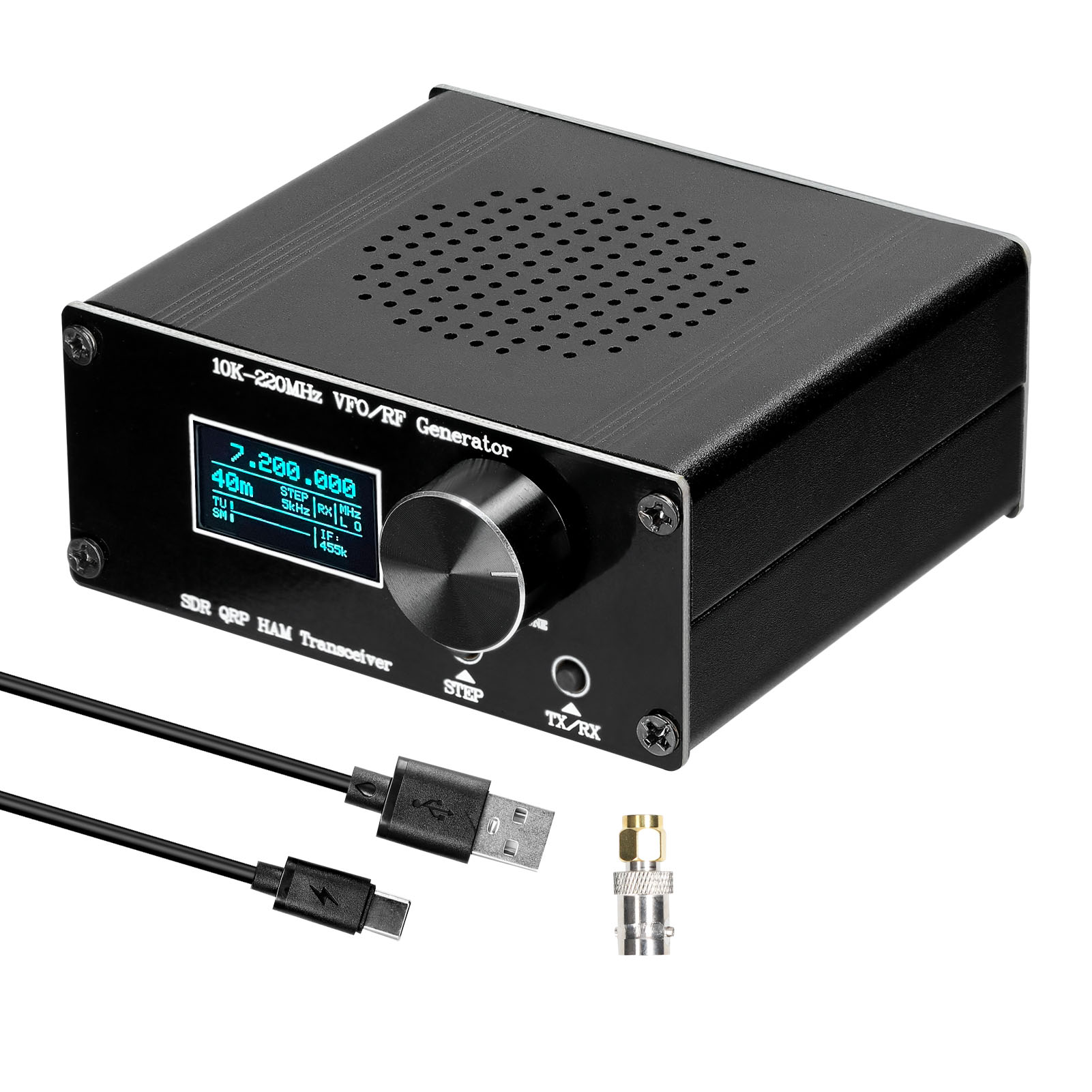 20K-220MHz Superheterodyne Receiver Software Defined Radio HAM QRP Transceiver RF Generator VFO Radio Debugger