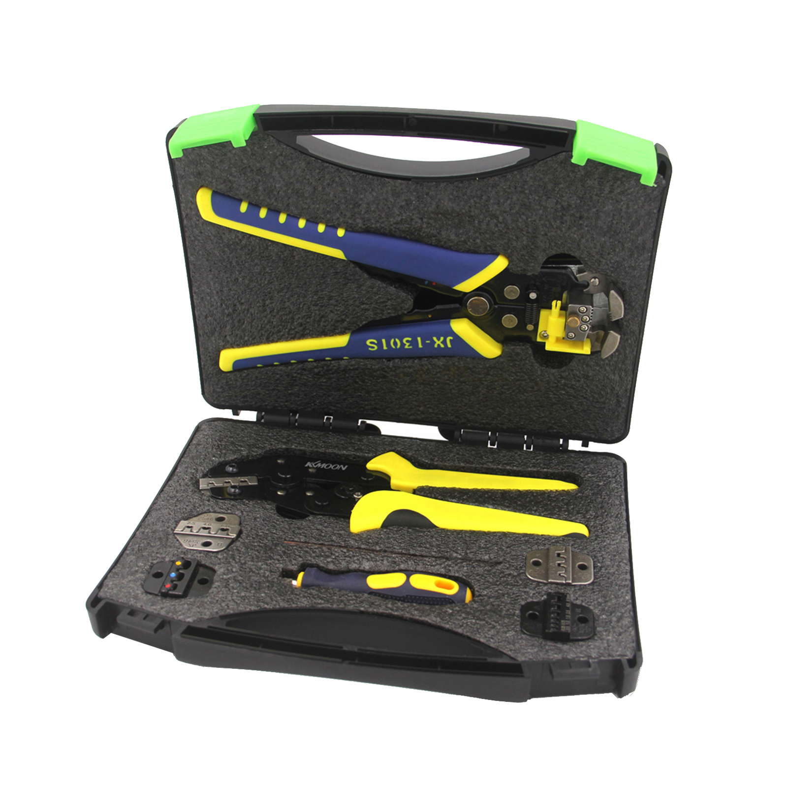 Professional Wire Crimpers Multifunctional Engineering Ratcheting Terminal Crimping Pliers Wire Strippers Bootlace Ferrule Crimper Tool Cord End Terminals Pliers Kit