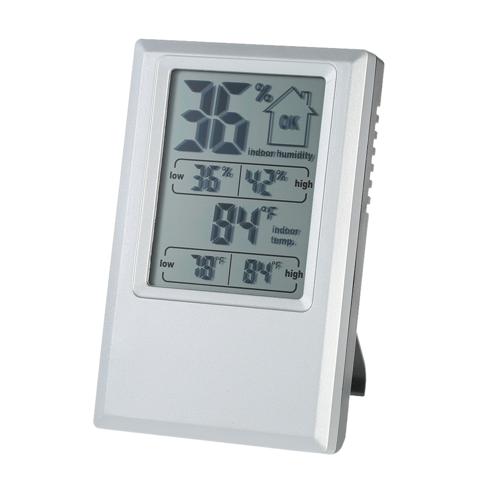 °C/°F Digital Thermometer Hygrometer Indoor Temperature Humidity Meter Max Min Value Comfort Level Display