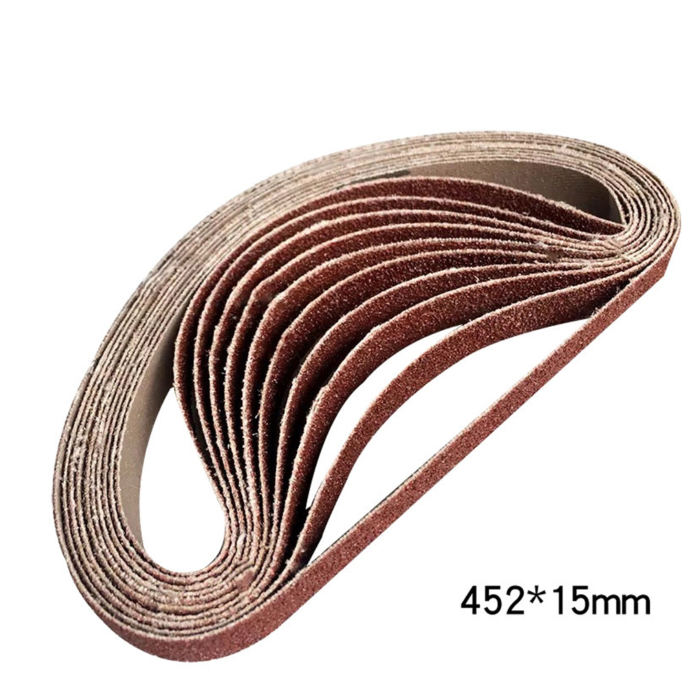 10pcs Grinding and Polishing Replacement Sanding Belt Grit Paper for Angle Grinder Machine