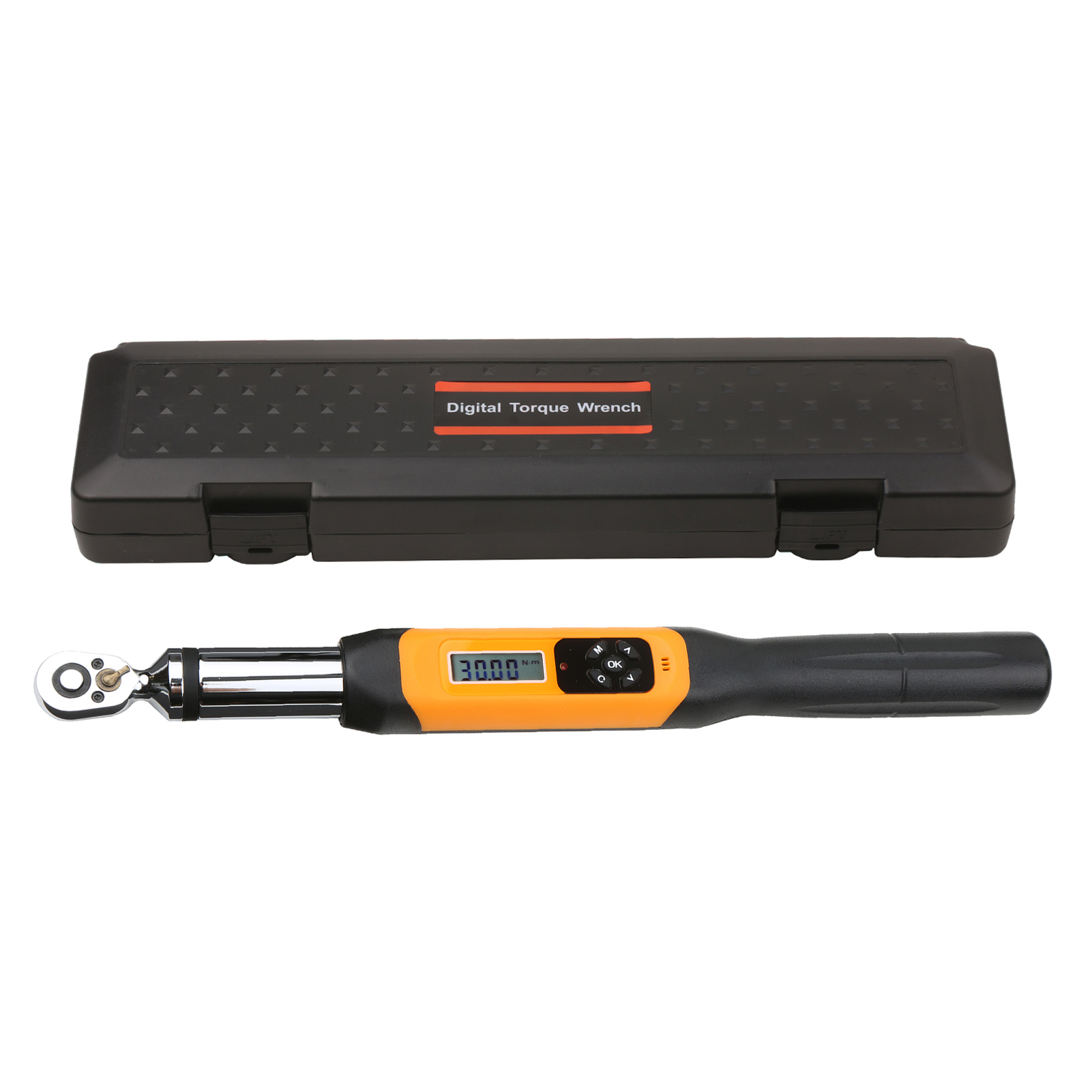 3/8 Inch Digital Torque Wrench Electronic Torque Wrench with Buzzer & LCD Alarm (0.6-60 N.m)