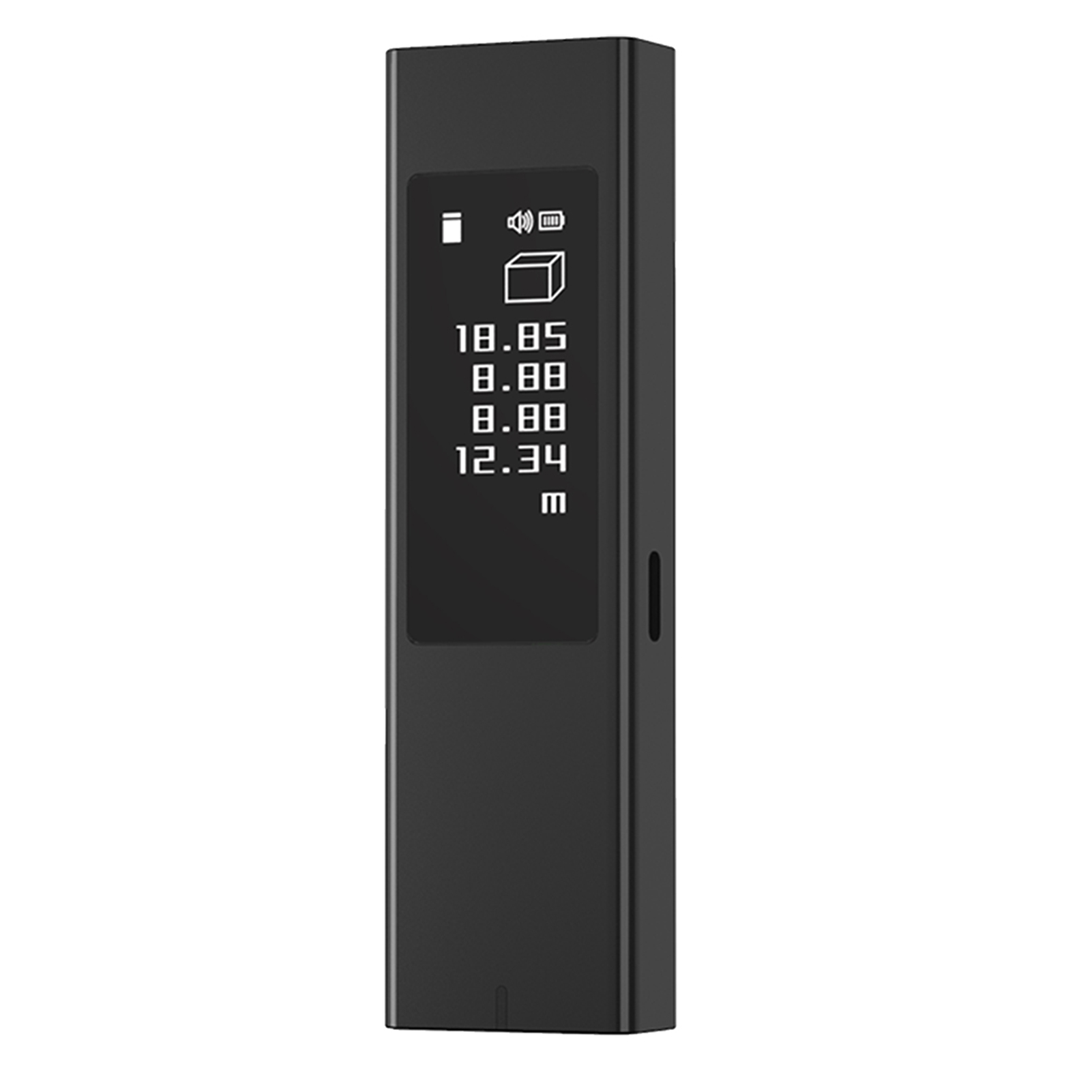 ATuMan 40m Digital Laser Distance Meter Mini Handheld Rangefinder Distance Measuring Meter Electronic Area/Volume/Pythagorean Measurement Device with 1.3inch OLED Touch-Screen
