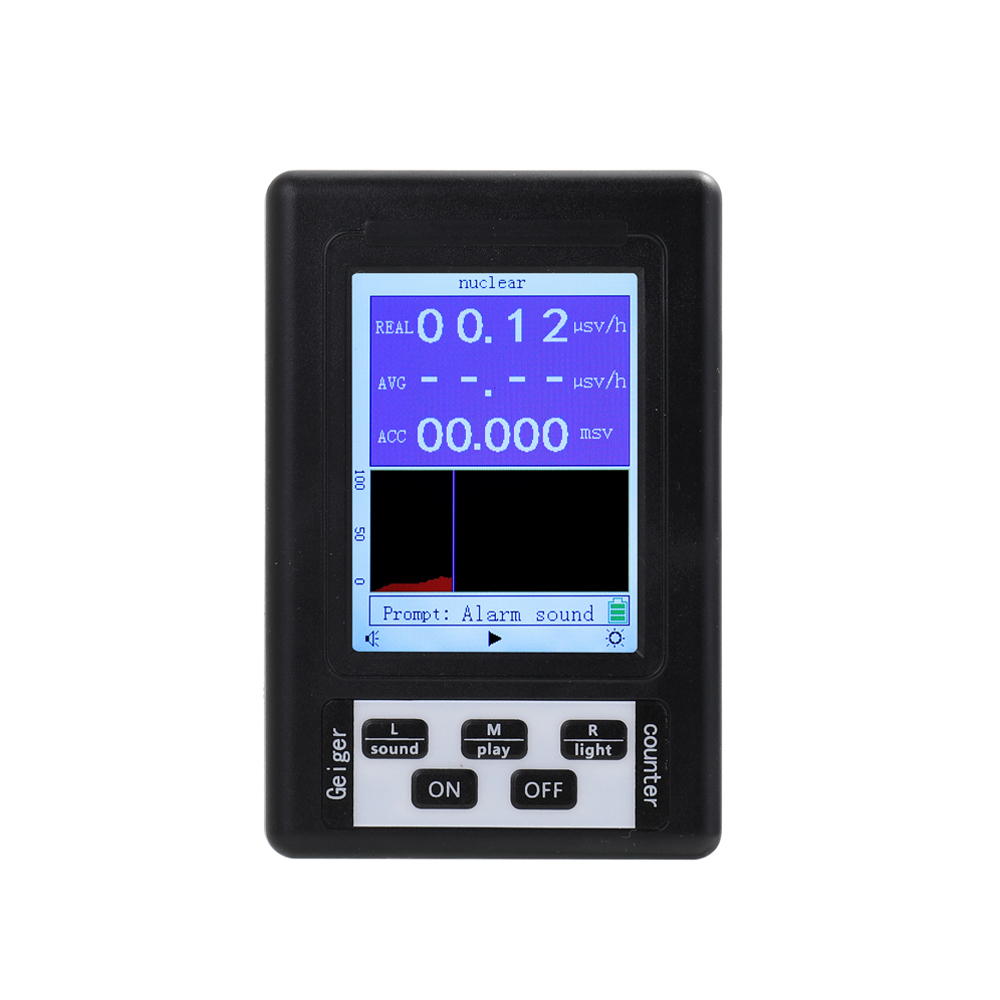 Handheld Portable Digital Display Nuclear Radiation Detector Practical Geiger Counter Semi-functional Type Dosimeter Marble Tester