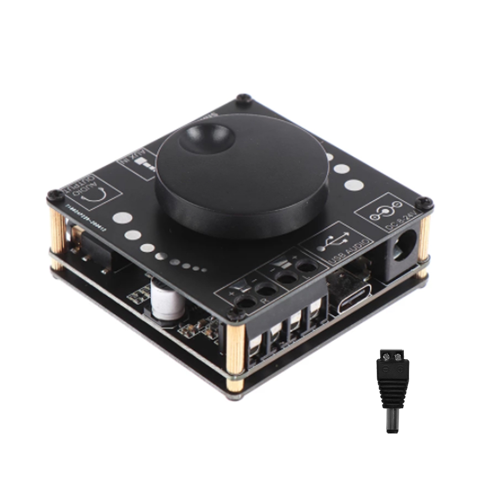 Mini 20W+20W BT 5.0 Wireless Audio Digital Power Amplifier Mobilephone Control Stereo Board Amp Dual Channel Amplificador