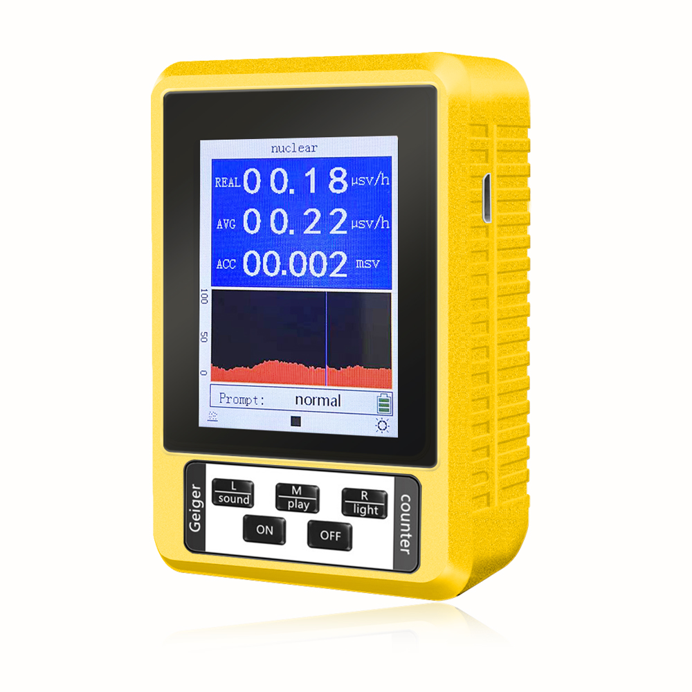 Portable Handheld Geiger Counter Multifunctional Nuclear Radiation and Electromagnetic Radiation γ β X Rays Detector