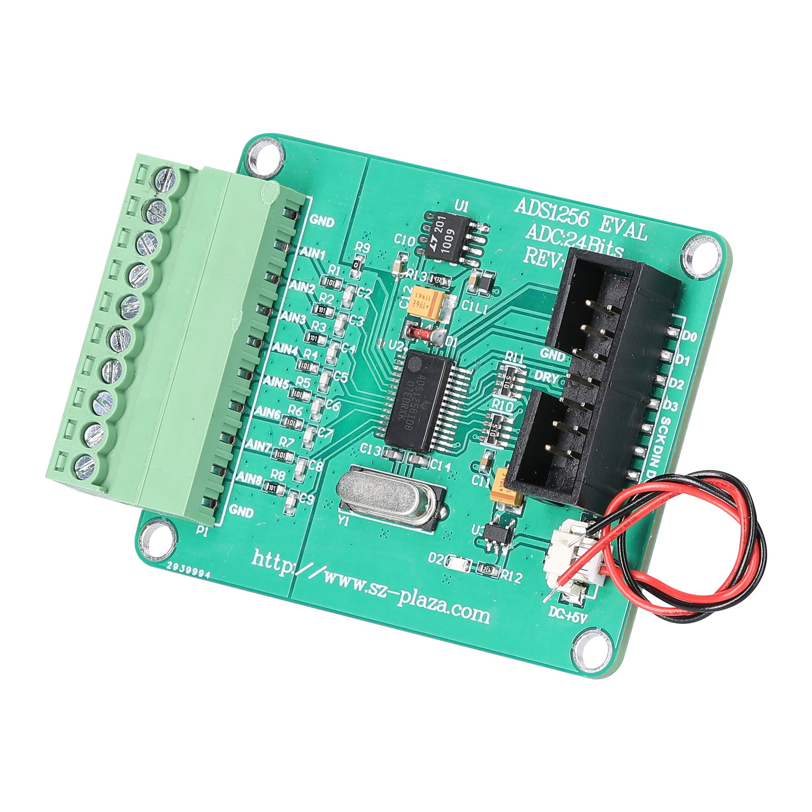 24-bit ADC Data Acquisition Card High-precise ADC Acquisition Analog-to-digital Converter 30KSPS Sampling Rate