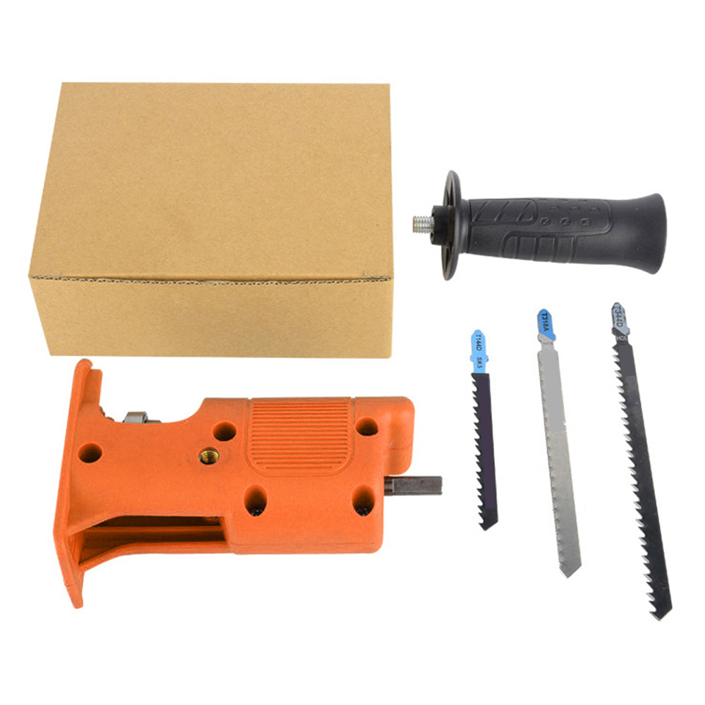 Electric Drill Modified Electric Saw Electric Reciprocating Saw Household Saber Saw Power Drill to Jig Saw Portable Woodworking Cutting Tool