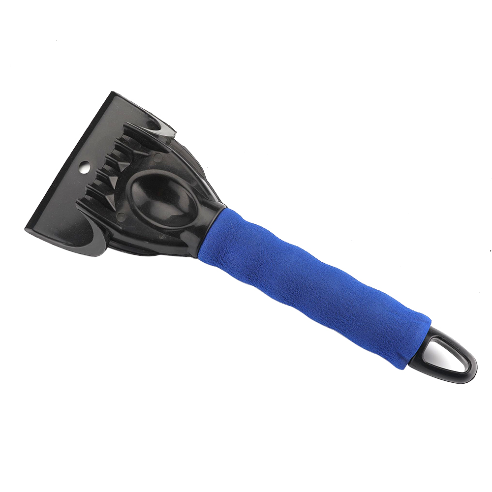 Ice Snow Shovel Car Windshield Ice Snow Remover Ice Scraper Snow Brush Car Defrosting and Deicing Cleaning Supplies Blue