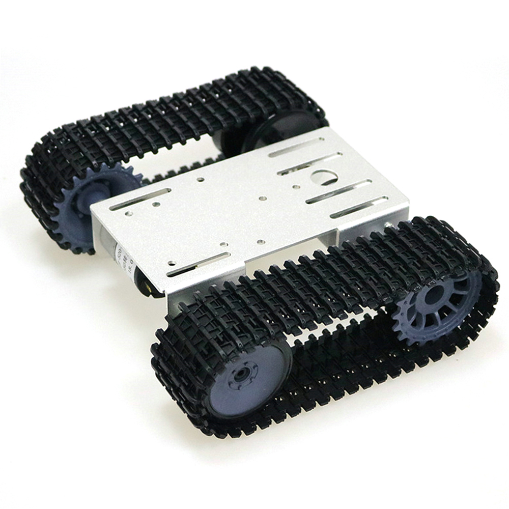 Tracked Robot Smart Car Platform Robotics Kits Robot Tank Crawler Chassis DIY Kit Solid Robotic Platform Tank Mobile Platform Robotic Toy Platform Replacement for Arduino