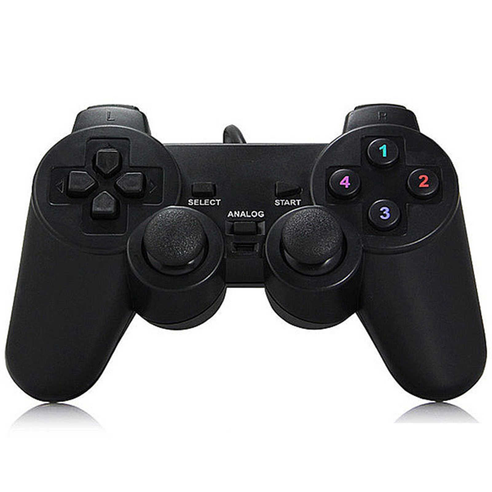 USB Wired Dual Vibration Gamepad PC Dual Shock Singles Joypad USB Vibration Joystick