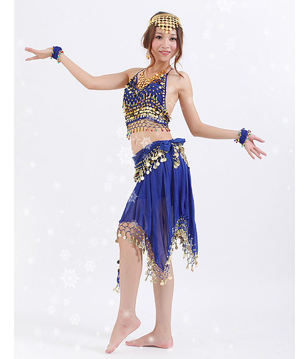 Tops Waist Link and Trousers for Belly Dance