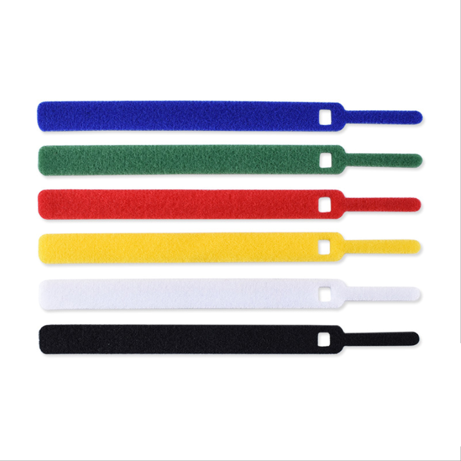 20Pcs Cable Ties Self-bonding Data Line Manager Quick Paste Binding Tape Reusable Cable Organizer