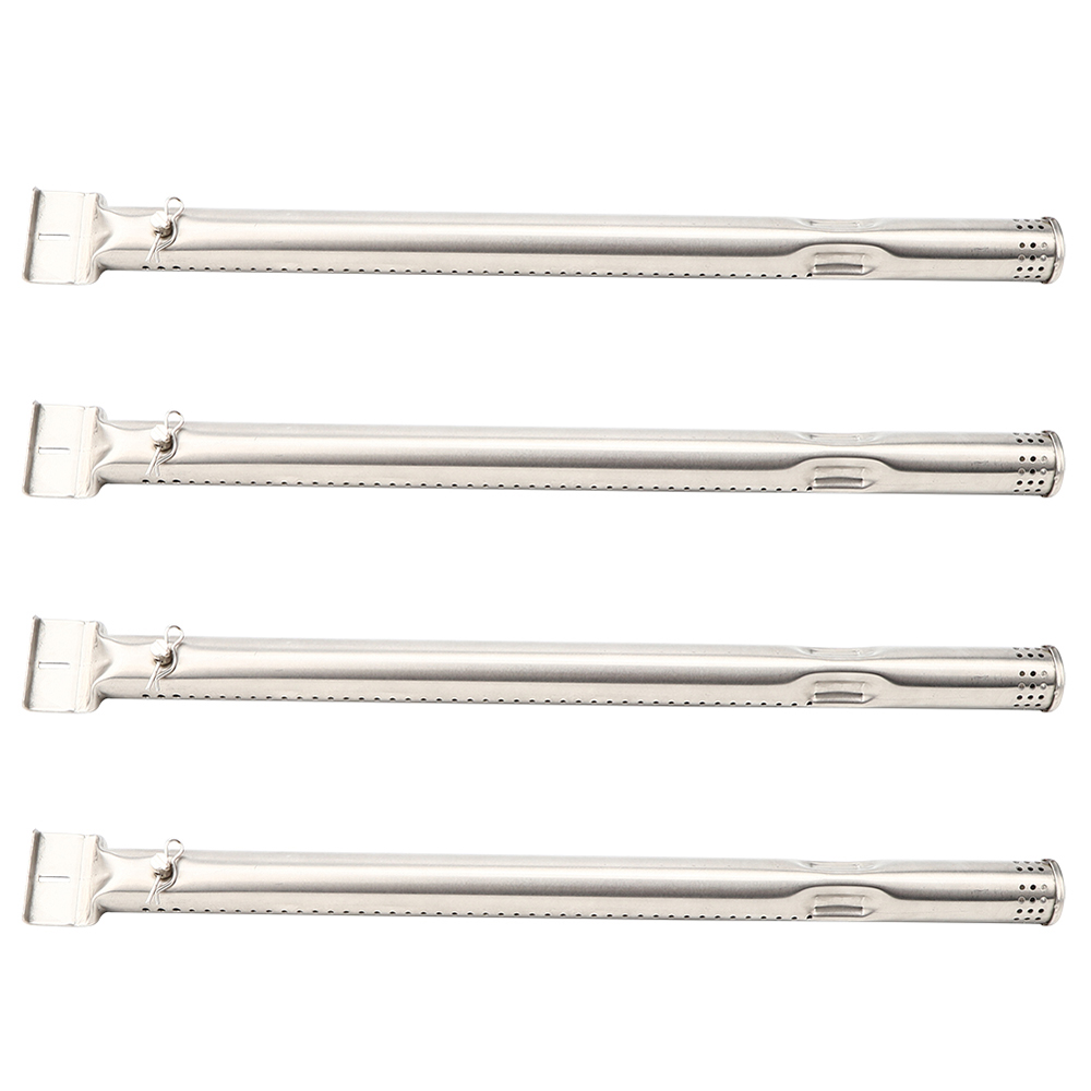 4-Pack 15 15/16'' Pipe Burner Stainless Steel Replacement for Charbroil Grill Parts Tube Burner