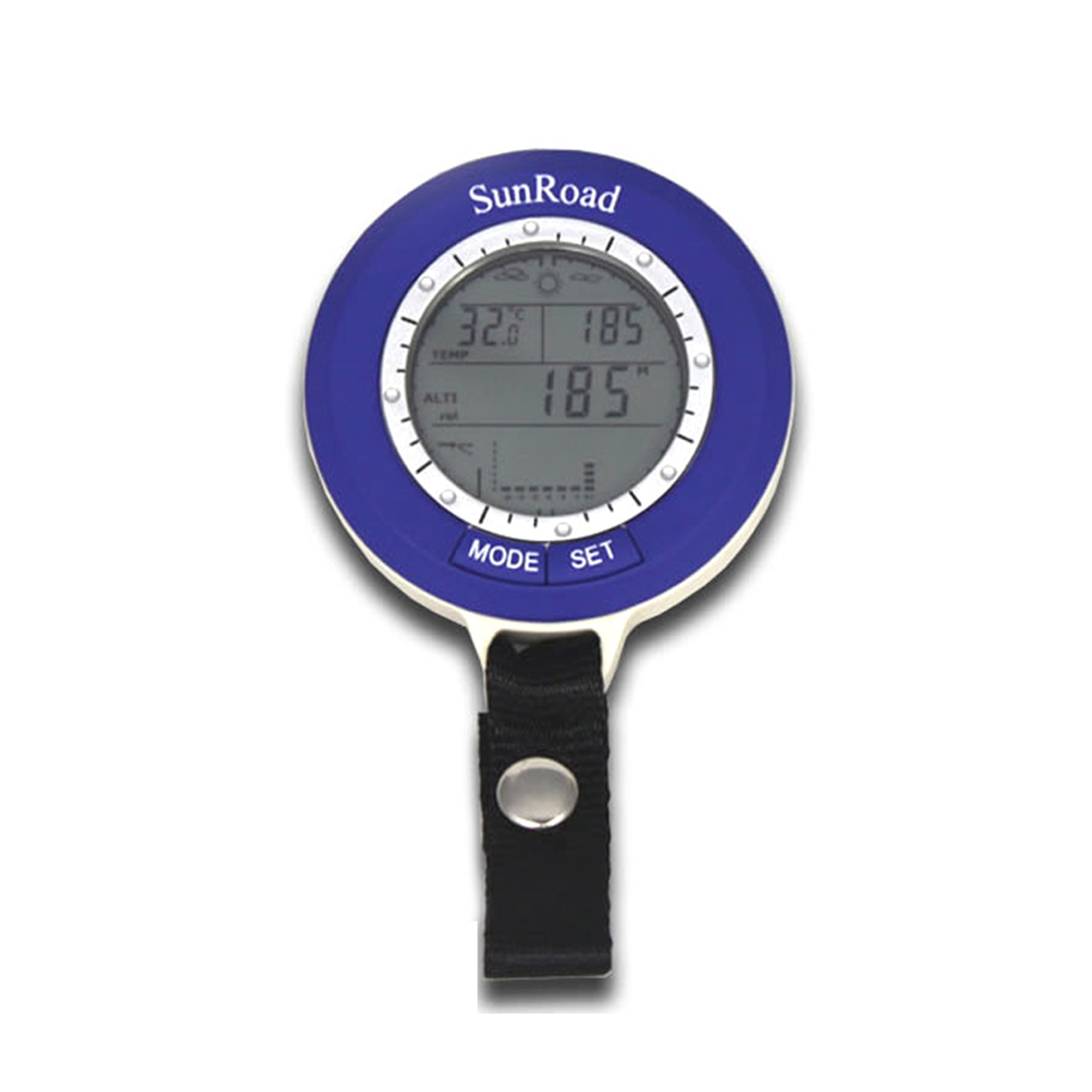 Sunroad SR204 Mini LCD Digital Fishing Barometer Altimeter Thermometer Waterproof Multi-function